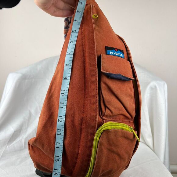 KAVU Mini Rope Bag Red Ochre - Picture 7 of 8